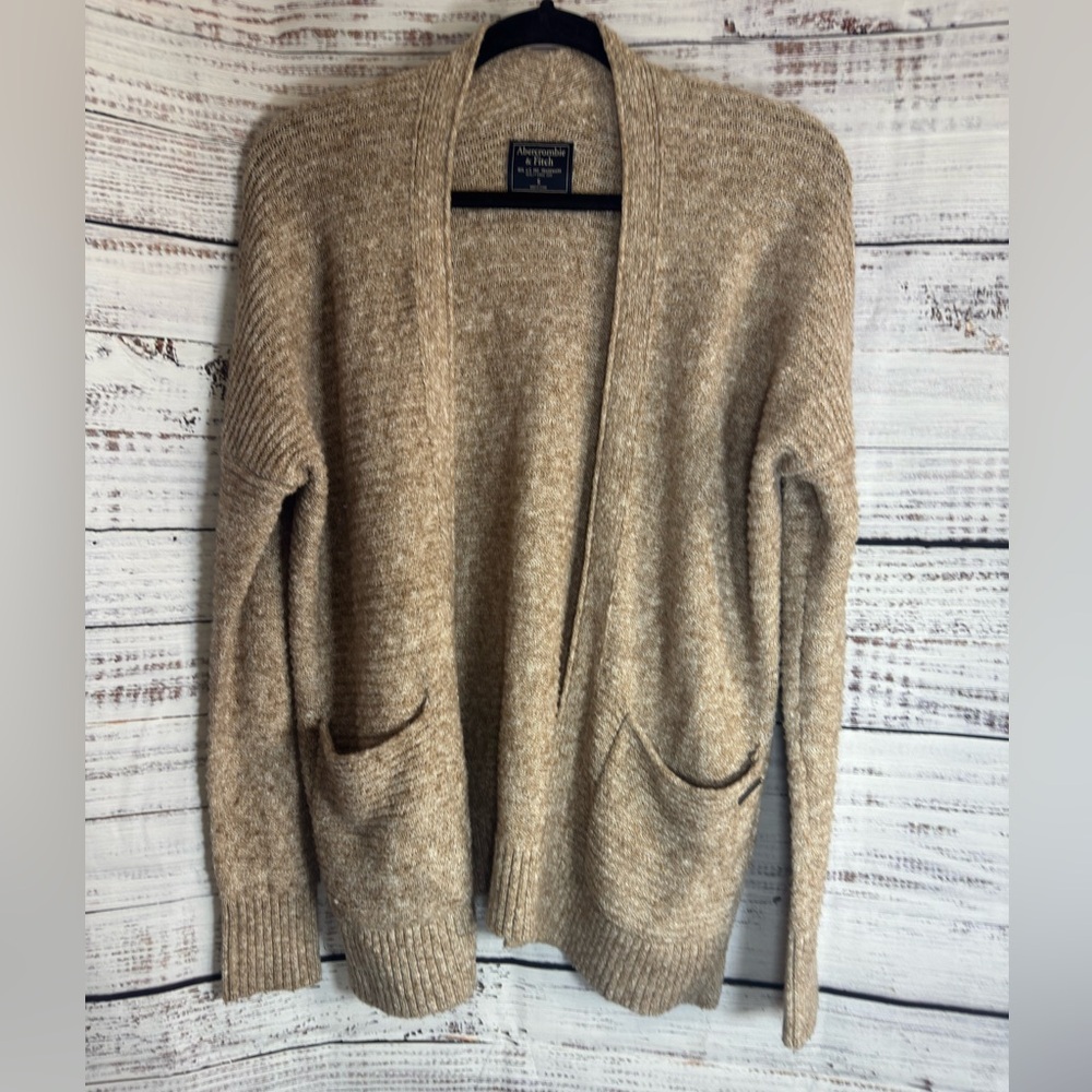 Abercrombie & Fitch Open cardigan Womens Size Small wool blend sweater knit